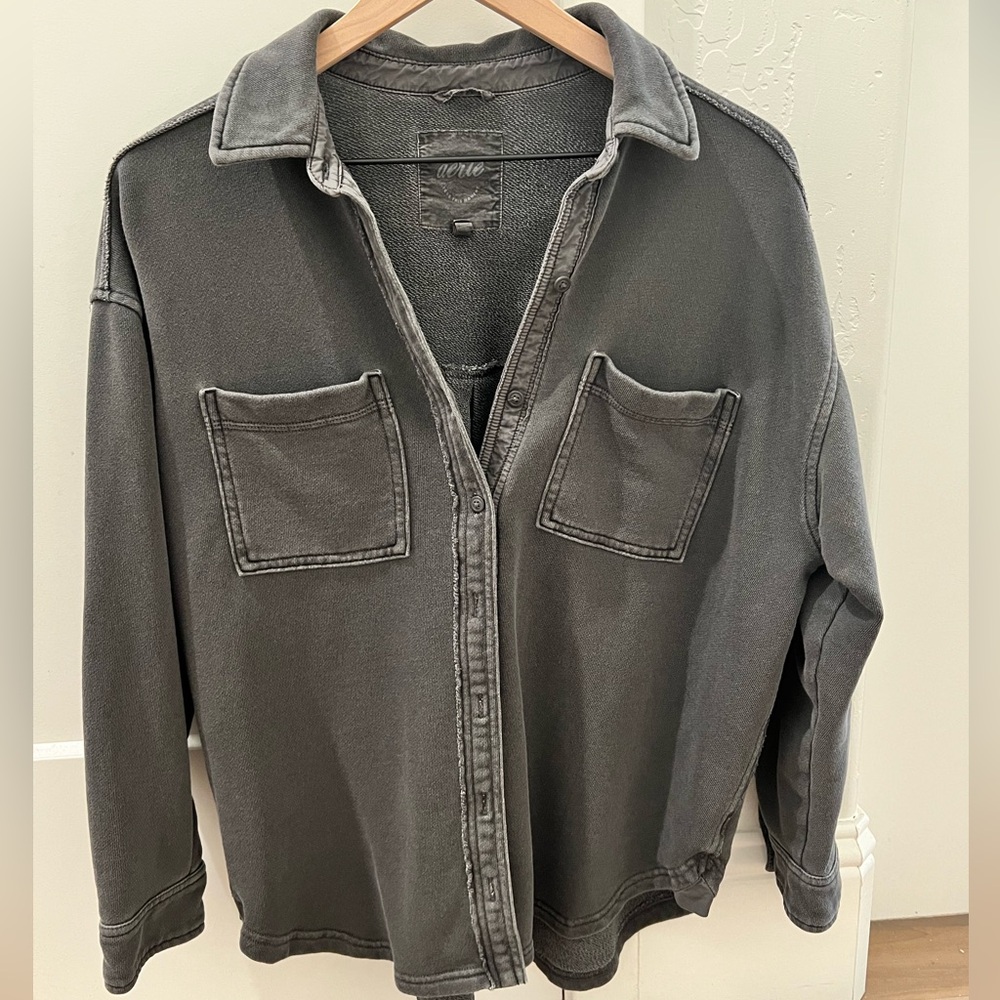 Aerie LumberJane Fleece oversized shirt
